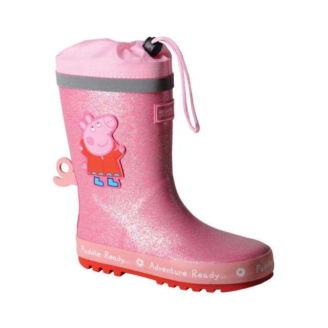 Regatta Kinder/kinder peppa pig dinosaurus wellington laarzen UTRG5939_pink large