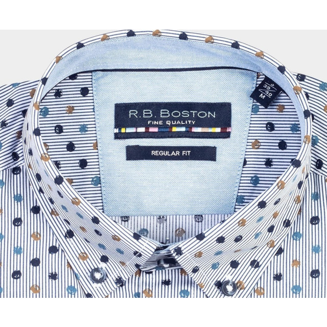R.B. Boston Casual hemd lange mouw 327670/626 175635 large