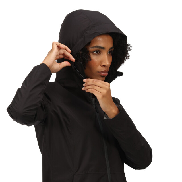 Regatta Dames pulton ii waterdichte jas UTRG6992_black large