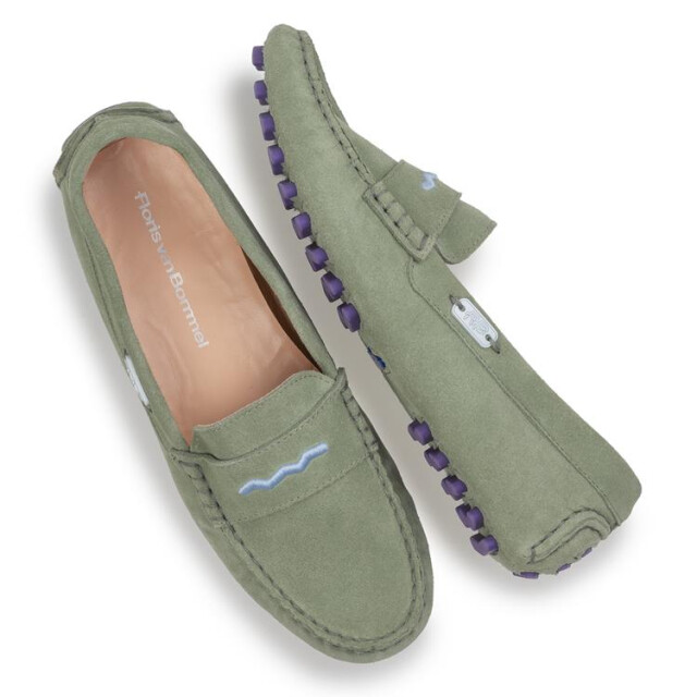 Floris van Bommel SFW-40041 Mocassins Groen SFW-40041 large