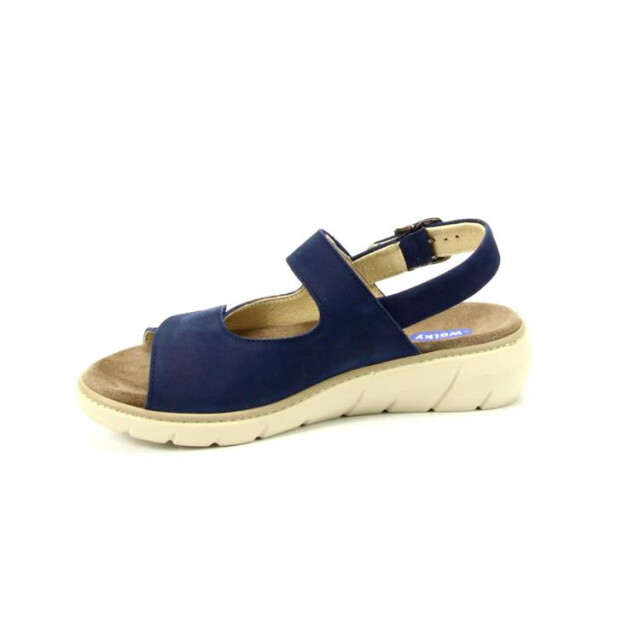 Wolky 00410311 Corfu Antique nubuck Sandalen Blauw 00410311 Corfu Antique nubuck large