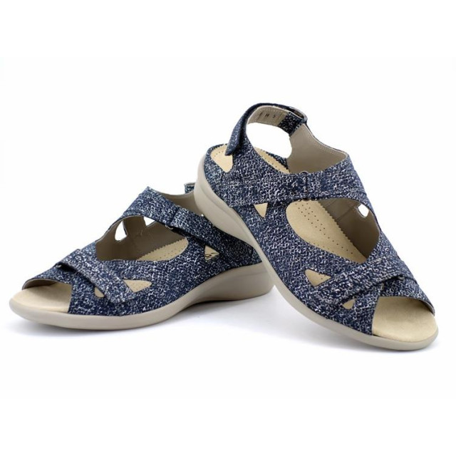 Durea 7376 wijdte H Sandalen Blauw 7376 wijdte H large