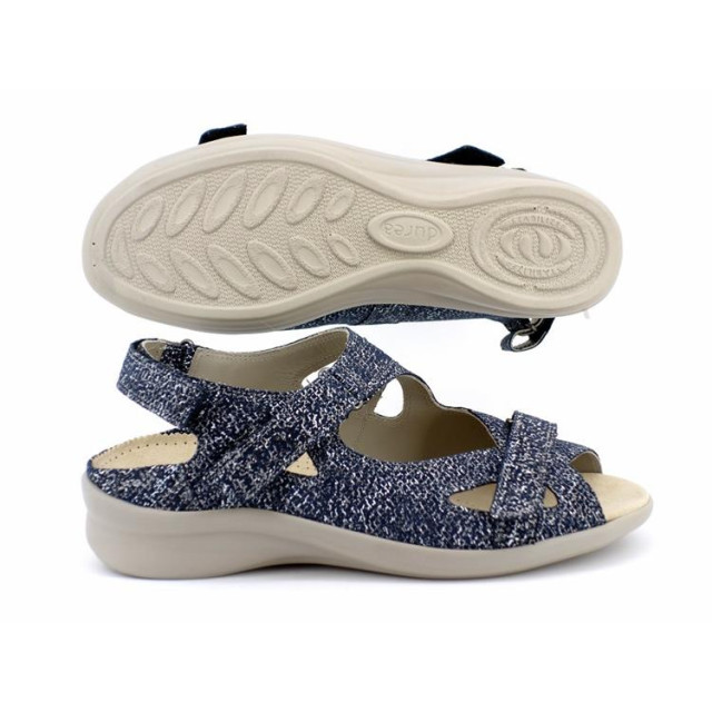 Durea 7376 wijdte H Sandalen Blauw 7376 wijdte H large