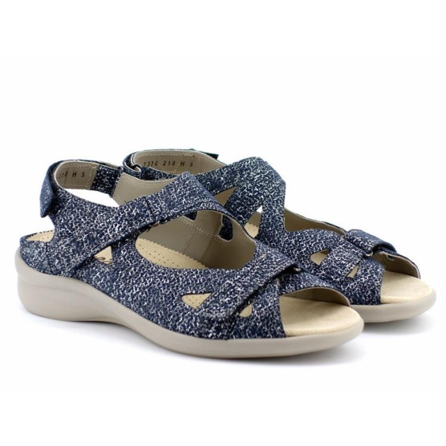 Durea 7376 wijdte H Sandalen Blauw 7376 wijdte H large