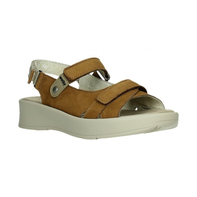 Wolky 05350 Globe Longbeach nubuck Sandalen Bruin 05350 Globe Longbeach nubuck large
