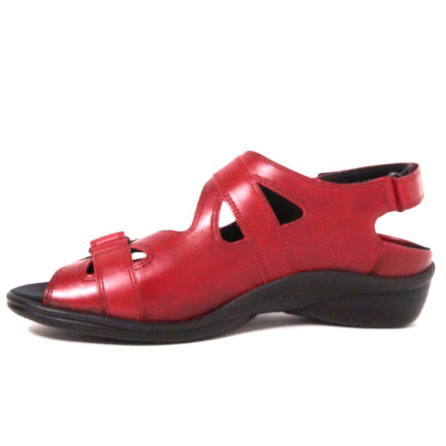 Durea 7258 wijdte H Sandalen Rood 7258 wijdte H large