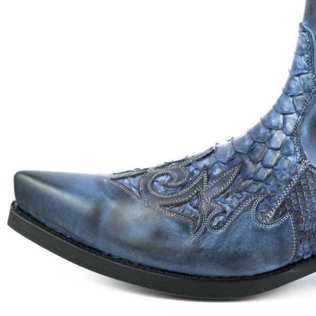 Mayura Boots Cowboy laarzen rock-2500-vacuno / azul ROCK-2500-VACUNO / PYTHON AZUL large