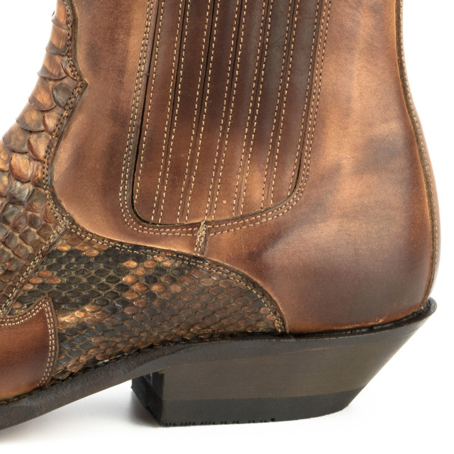 Mayura Boots Cowboy laarzen rock-2500-vacuno / ROCK-2500-VACUNO / PYTHON COGNAC large