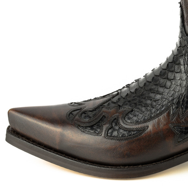 Mayura Boots Cowboy laarzen 1935-milanelo zamora/ negro 1935-MILANELO ZAMORA/PYTHON NEGRO large