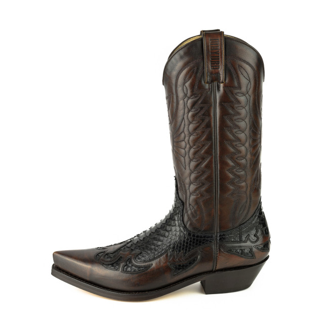 Mayura Boots Cowboy laarzen 1935-milanelo zamora/ negro 1935-MILANELO ZAMORA/PYTHON NEGRO large