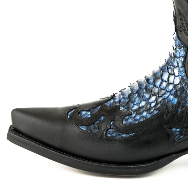 Mayura Boots Cowboy laarzen 1935-0106-crazy old negro/ azul- 1935-0106-CRAZY OLD NEGRO/PYTHON AZUL- large