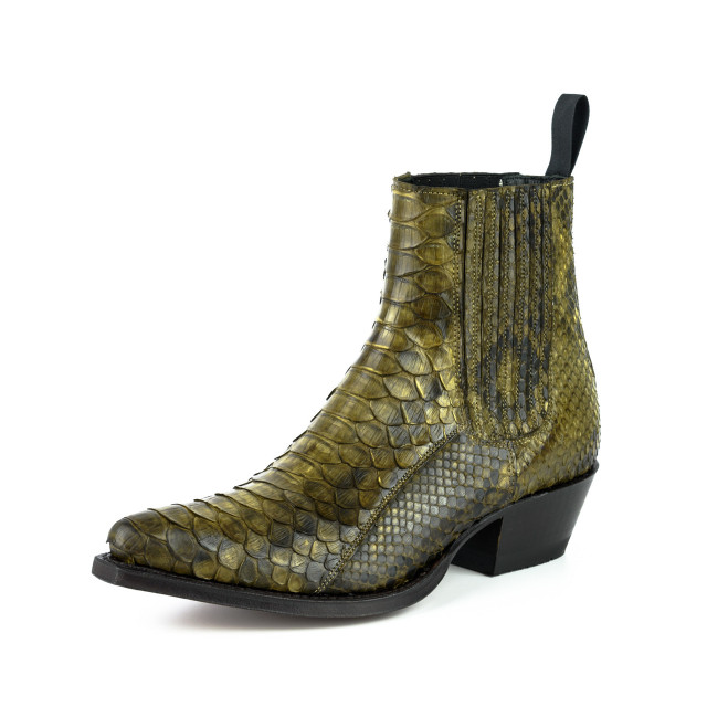 Mayura Boots Cowboy laarzen marie-2496- natural kaki MARIE-2496-PYTHON NATURAL KAKI large