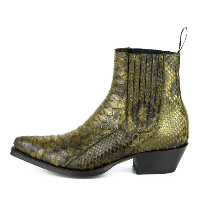 Mayura Boots Cowboy laarzen marie-2496- natural kaki MARIE-2496-PYTHON NATURAL KAKI large