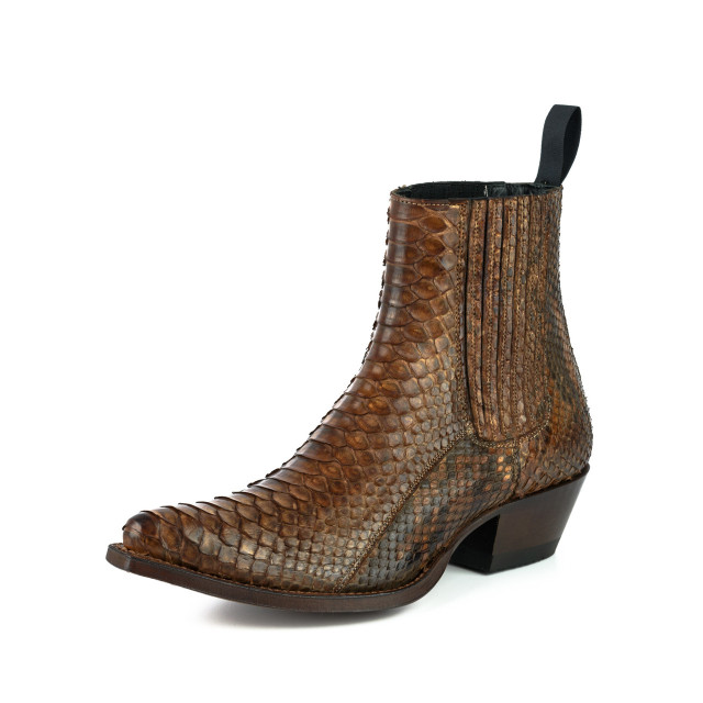 Mayura Boots Cowboy laarzen marie-2496- natural MARIE-2496-PYTHON NATURAL COGNAC large