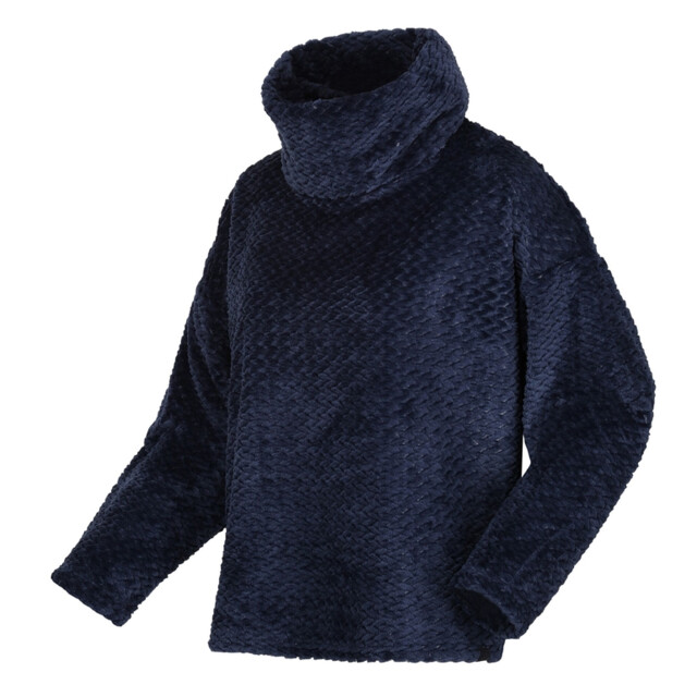 Regatta Dames bekkah gevlochten fluffy trui UTRG8184_navy large