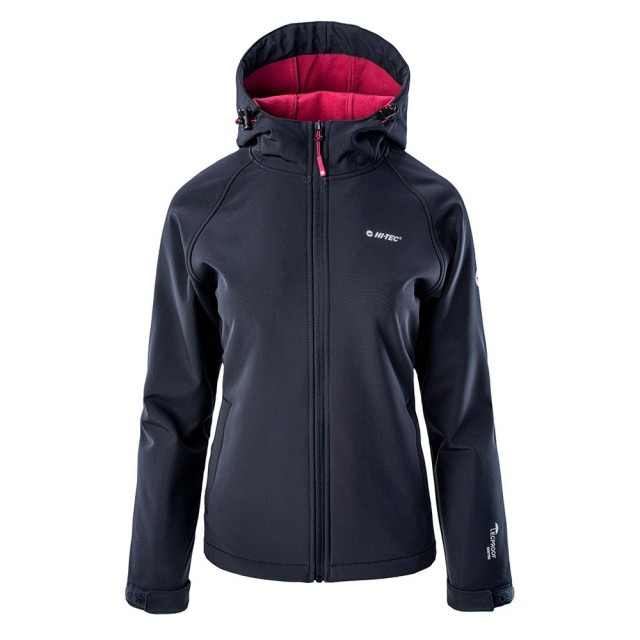 Hi-Tec Dames narmo soft shell jas UTIG2650_bluenightssangria large