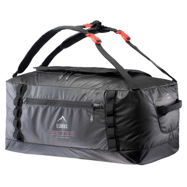 Elbrus Brightybag 2 in 1 65l duffeltas UTIG2665_blackred large