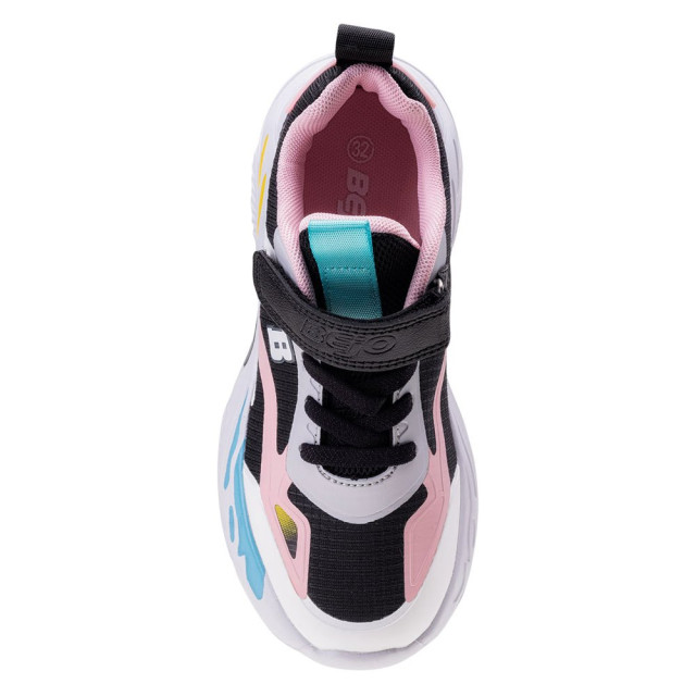 Bejo Kinderen/kinderen ludien trainers UTIG2618_blackgreypinkturquoise large