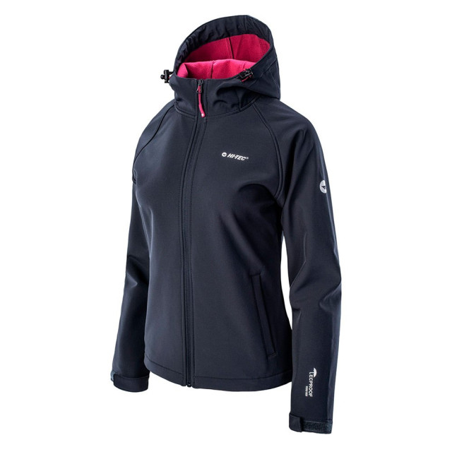 Hi-Tec Dames narmo soft shell jas UTIG2650_bluenightssangria large