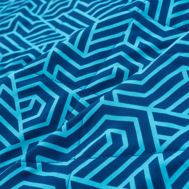 Aquawave Aladeen geometrische picknickdeken UTIG2592_blue large