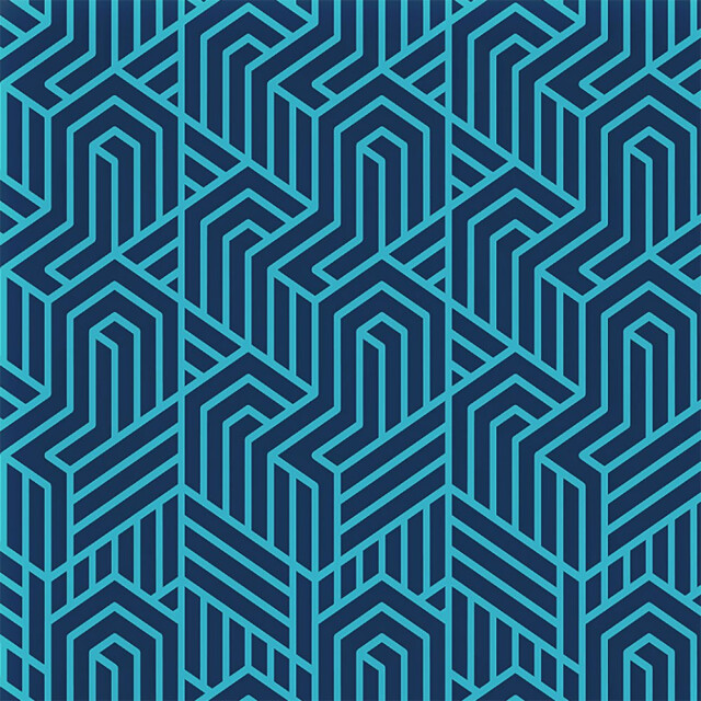 Aquawave Aladeen geometrische picknickdeken UTIG2592_blue large