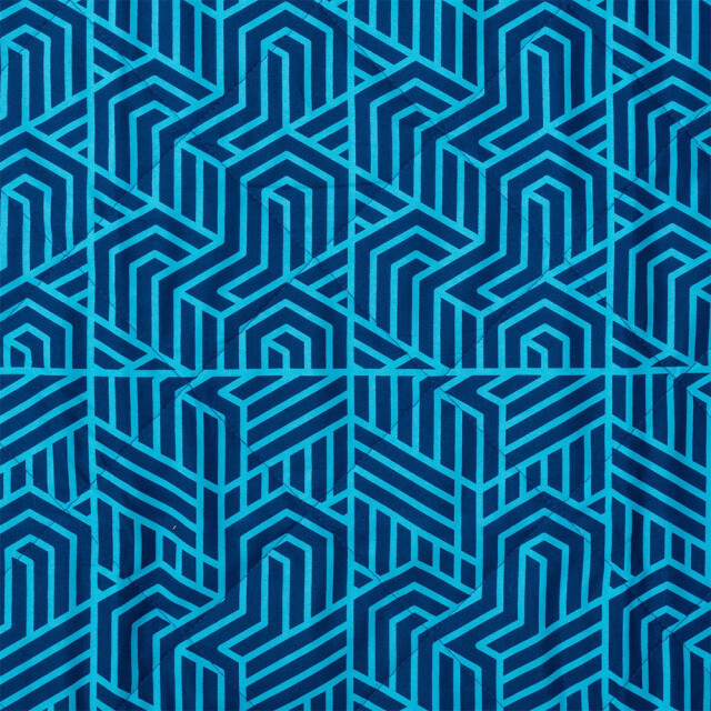 Aquawave Aladeen geometrische picknickdeken UTIG2592_blue large