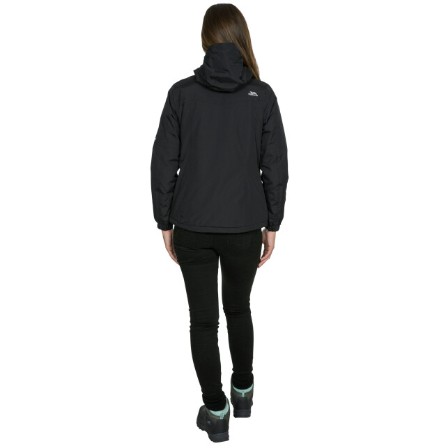 Trespass Dames malissa lichte, gewatteerde en waterdichte jas UTTP3070_black large