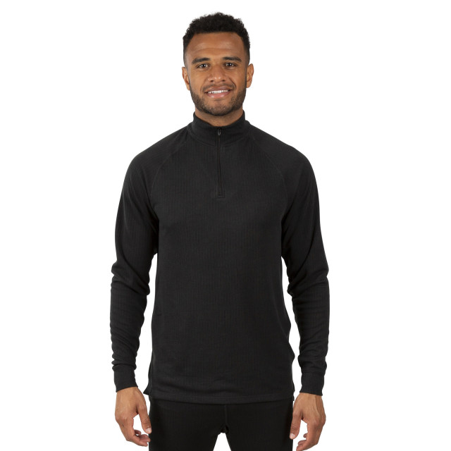 Trespass Volwassenen unisex wise360 quick dry base layer top UTTP3853_black large