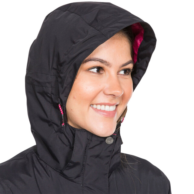 Trespass Dames malissa lichte, gewatteerde en waterdichte jas UTTP3070_black large