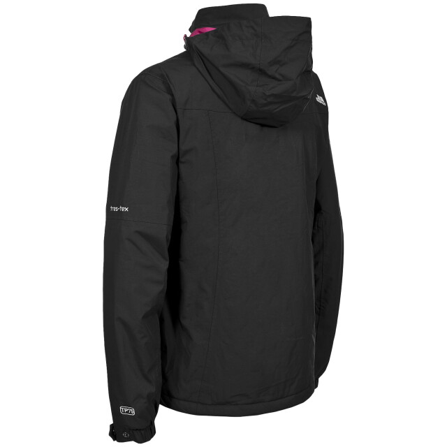 Trespass Dames malissa lichte, gewatteerde en waterdichte jas UTTP3070_black large
