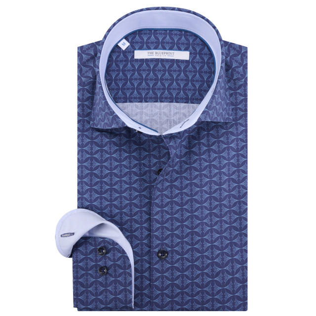 The Blueprint trendy overhemd met lange mouwen 086662-001-M large