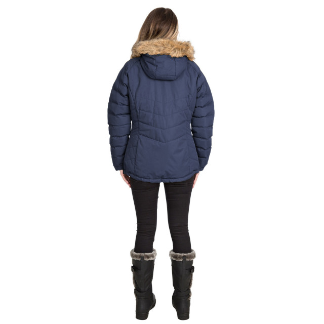 Trespass Dames nadina waterbestendige gewatteerde jas UTTP4130_navy large