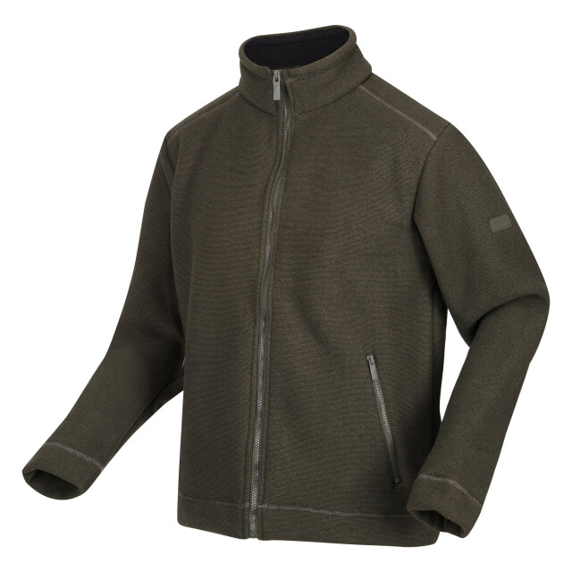 Regatta Heren garrian ii full zip fleece jacket UTRG8098_stormgreyblack large