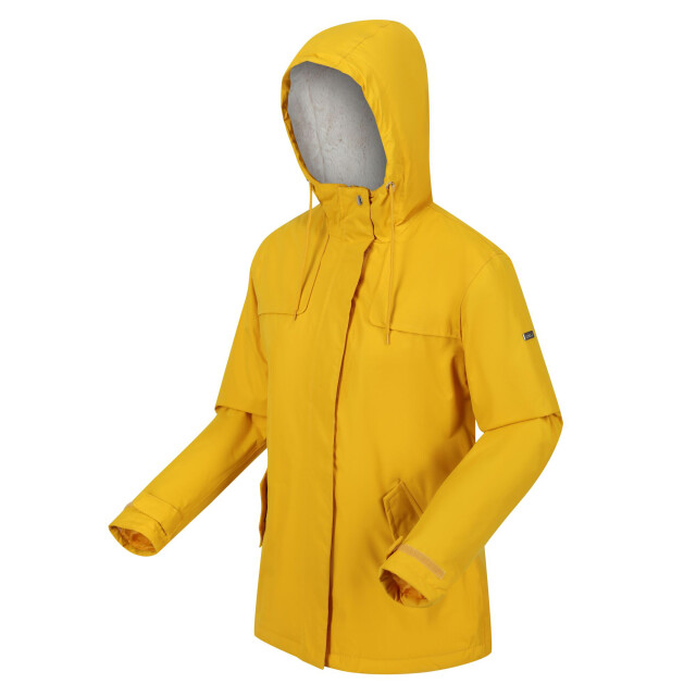 Regatta Dames bria faux fur lined waterproof jacket UTRG8083_sunset large