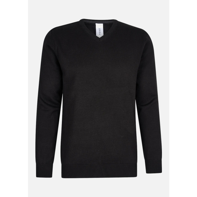 Hønk Pullover met v-hals 180537BLACK large