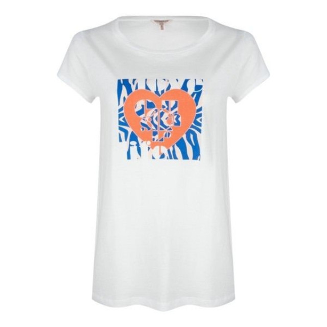 Esqualo T-shirt sp20.05018 heart print SP20.05018 large