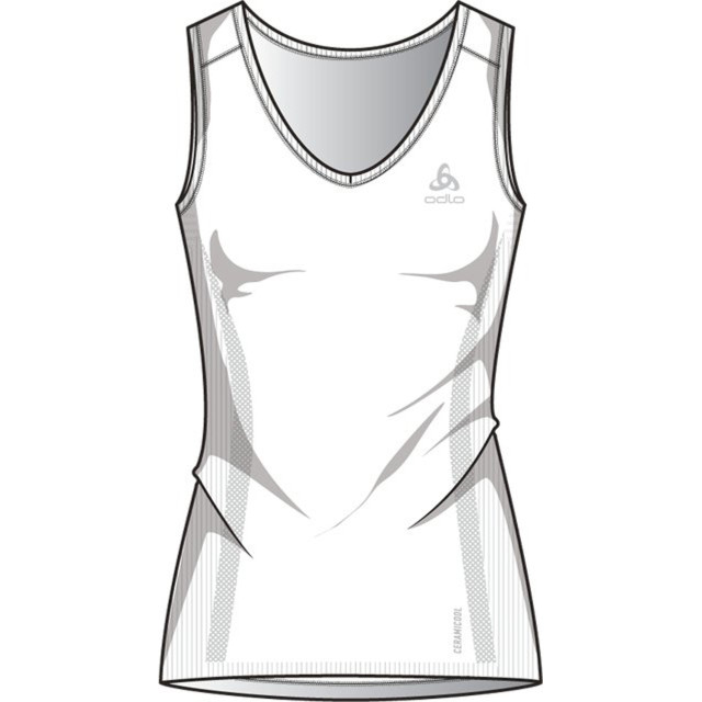 Odlo Bl top v-neck singlet performance x-light eco 188471 large