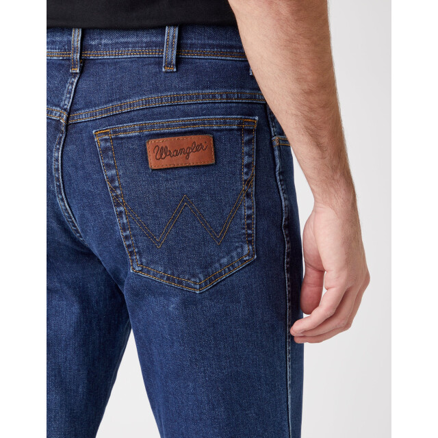 Wrangler Texas stretch heren regular-fit jeans darkstone WRANGLER W12133009 TEXAS Darkstone large