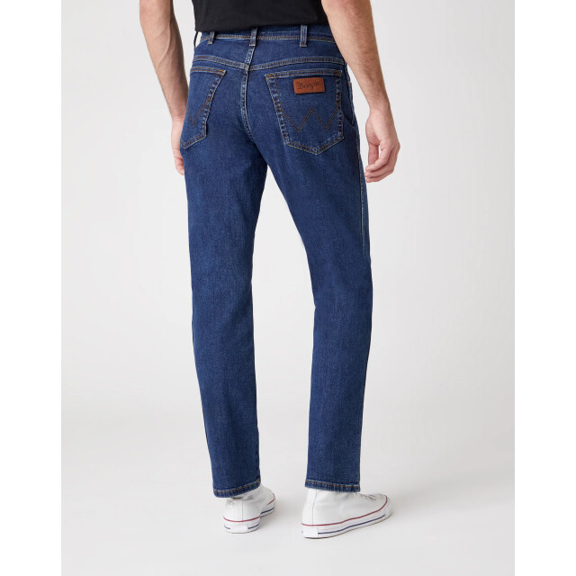Wrangler Texas stretch heren regular-fit jeans darkstone WRANGLER W12133009 TEXAS Darkstone large
