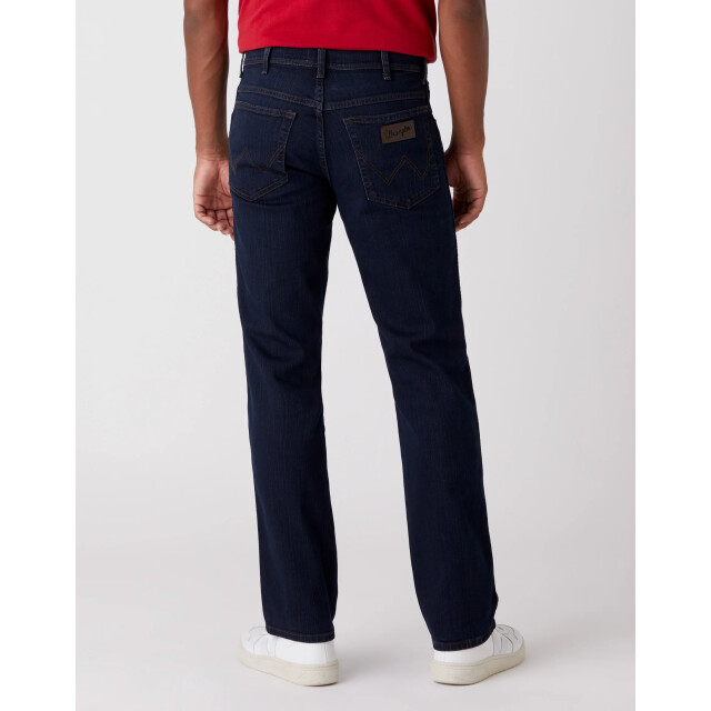 Wrangler Texas stretch heren regular-fit jeans blue black WRANGLER W12175001 TEXAS Blue Black large