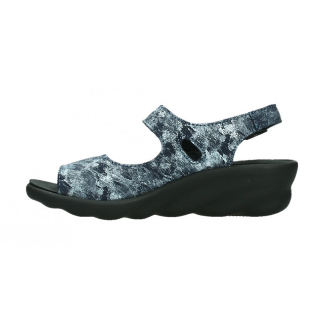 Wolky 03125 Scala Storm suede Sandalen Blauw 03125 Scala Storm suede large