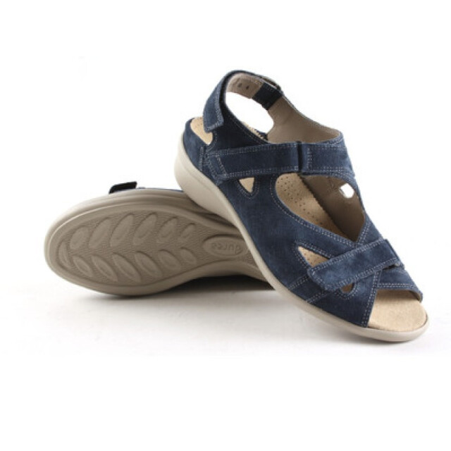 Durea 7376 wijdte H Sandalen Blauw 7376 wijdte H large