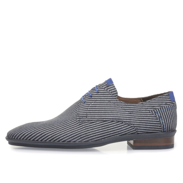 Floris van Bommel 18441 Veterschoenen Blauw 18441 large
