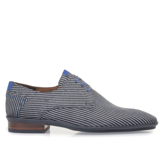 Floris van Bommel 18441 Veterschoenen Blauw 18441 large