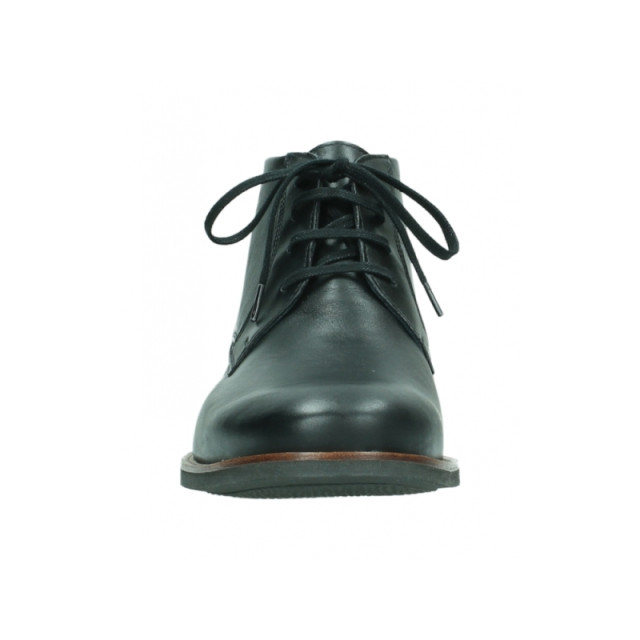 Wolky 02181 Montevideo Velvet leather Veterschoenen Zwart 02181 Montevideo Velvet leather large