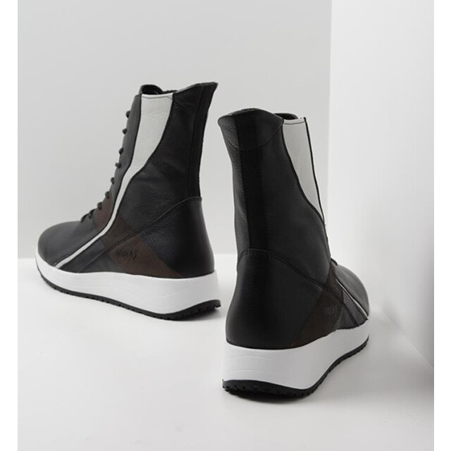 Wolky 02277 Nappa Leather Veterschoenen Zwart 02277 Nappa Leather large