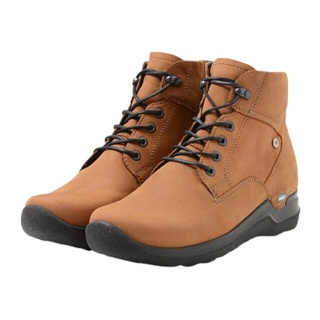 Wolky 06612 Whynot Oiled nubuck Veterschoenen Bruin 06612 Whynot Oiled nubuck large