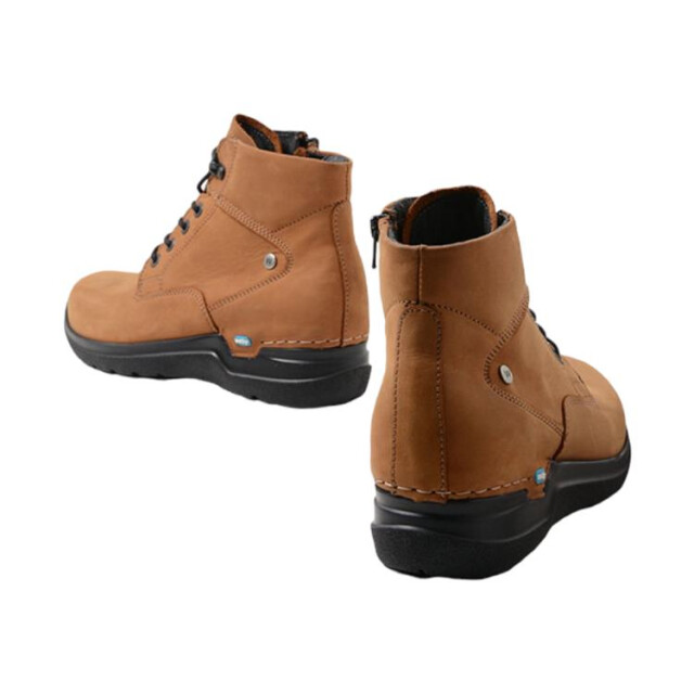 Wolky 06612 Whynot Oiled nubuck Veterschoenen Bruin 06612 Whynot Oiled nubuck large