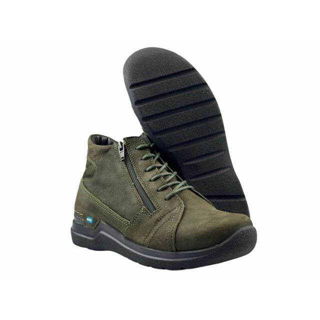 Wolky 660611 Why Antique Nubuck Veterschoenen Groen 660611 Why Antique Nubuck large