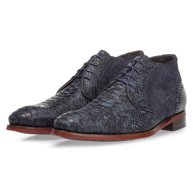 Floris van Bommel SFM-50090 Veterschoenen Blauw SFM-50090 large